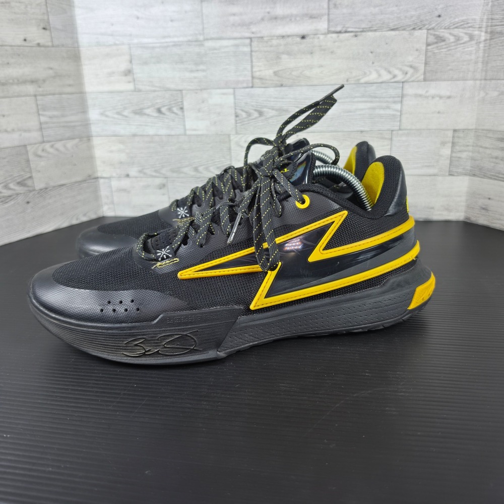 Li-Ning Way of Wade All City 12 Black Yellow Basketball Shoes ABPU027-2 Men 10.5